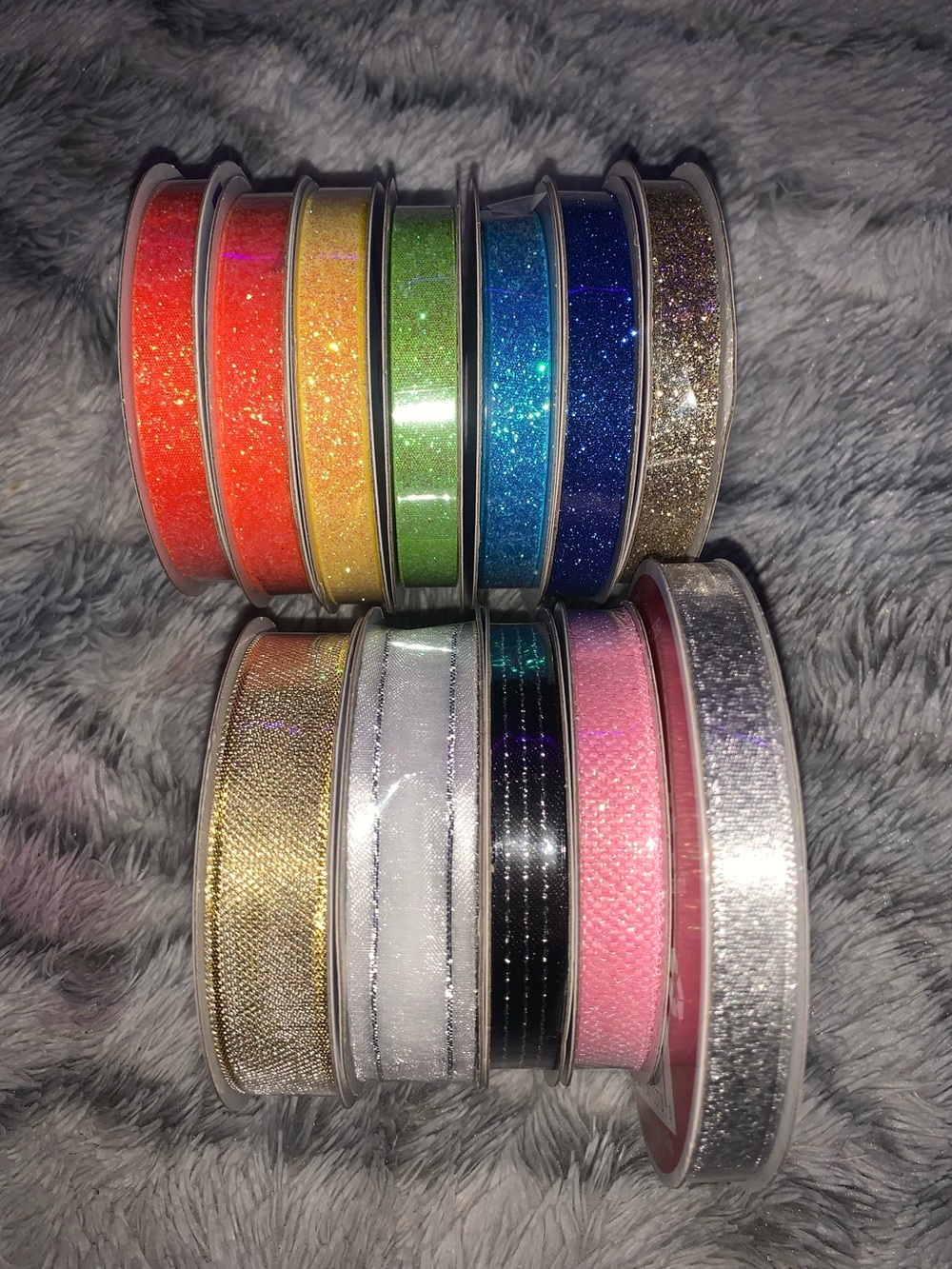 Brand New Lot of Glitter Ribbon